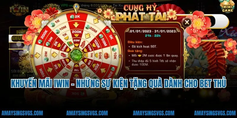 Khuyến Mãi Iwin - Những Sự Kiện Tặng Quà Dành Cho Bet Thủ